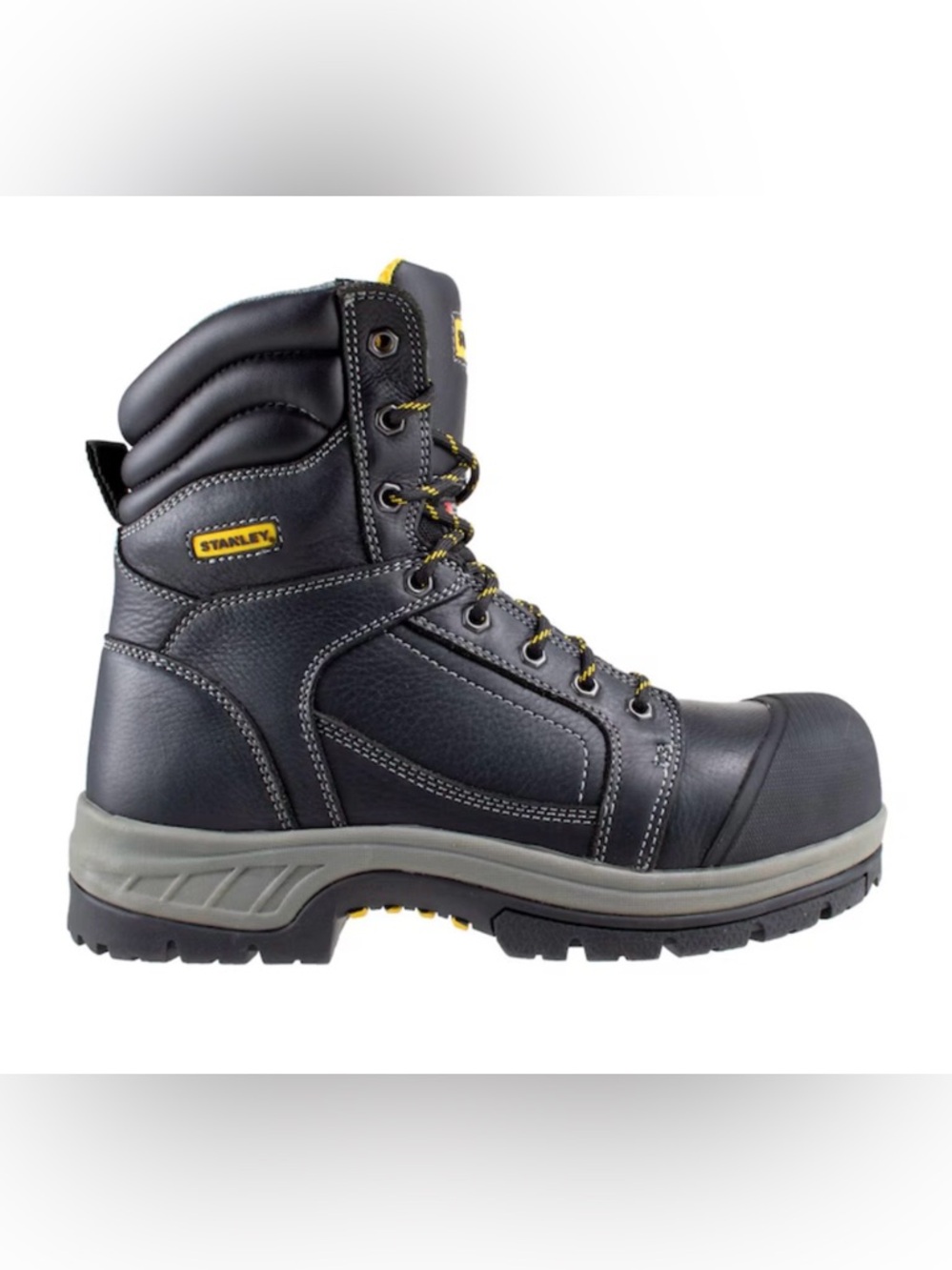 Stanley Men's CSA Steel Toe Leather Work Boots with Toe/Heel Bumpers